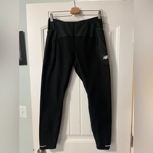 New Balance winter running tights, women’s, black, medium